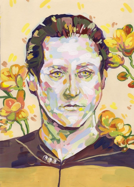 Data - Art Print - Tempera Painting