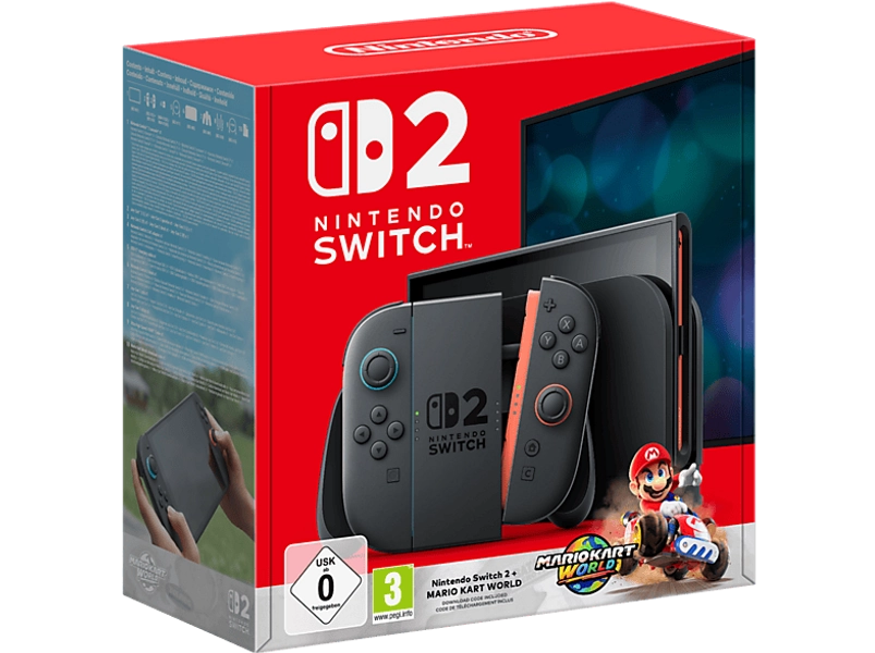 NINTENDO Switch 2 | Spelconsole + Mario Kart World | MediaMarkt