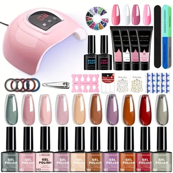 manicure gel nail   10   polish set uv led - Temu New Zealand