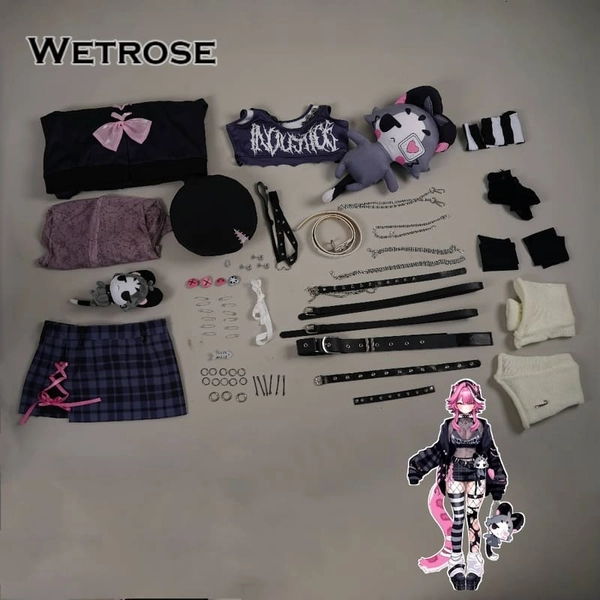 [Wetrose] Pre-Order Hololive EN Raora Panthera Gothera Cosplay Costume