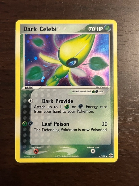 Dark Celebi 4/101 Hidden Legends Holo