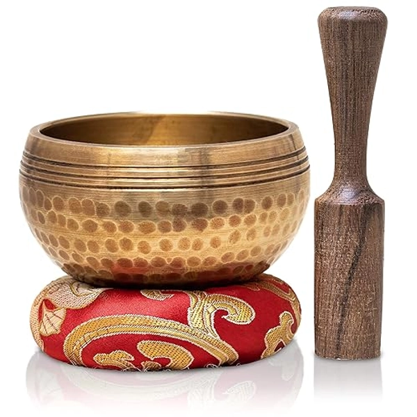 Tibetan Singing Bowl~ Meditation Sound Bowl hand Hammered in Nepal For Yoga, Meditation, Mindfulness, Healing & Chakra balancing~ (3 inch)