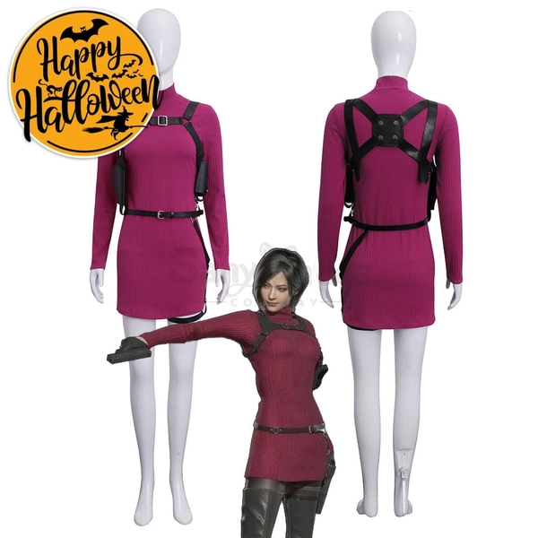 【In Stock】Game Resident Evil 4 Remake Cosplay Ada Wong Sweater Cosplay Costume