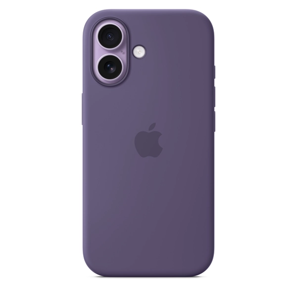 Coque en silicone avec MagSafe pour iPhone 17 - Brume violette