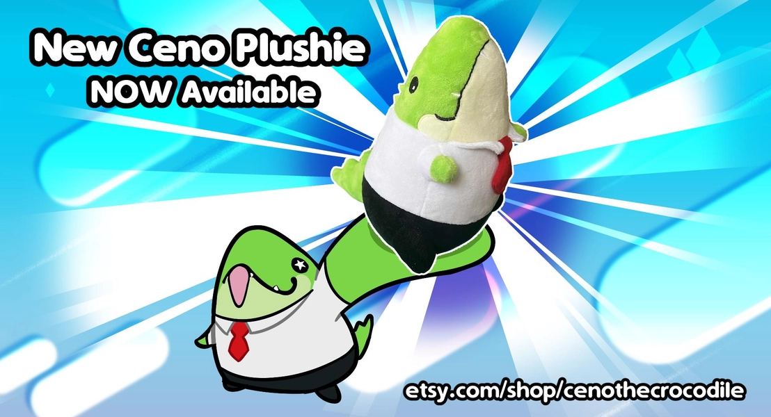 Working Crocodile Plushie | Ceno the Crocodile