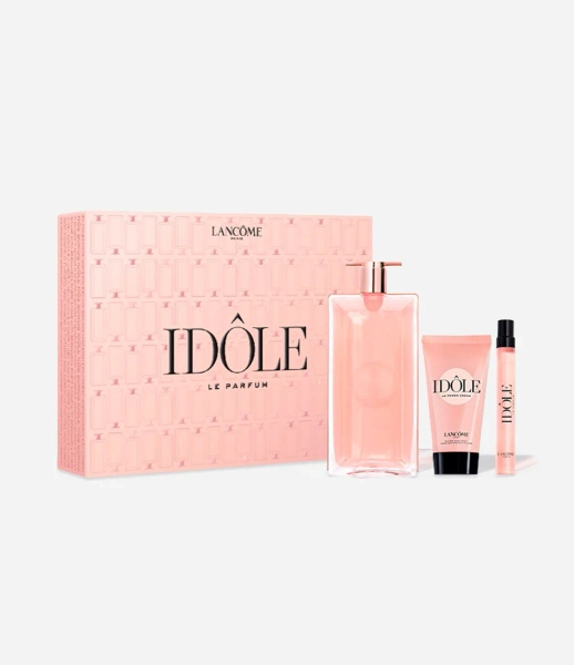 Coffret Perfume Idôle Eau de Parfum 50ml + Loção Corporal 50ml + Idôle Eau de Parfum Travel Size 10ml KIT