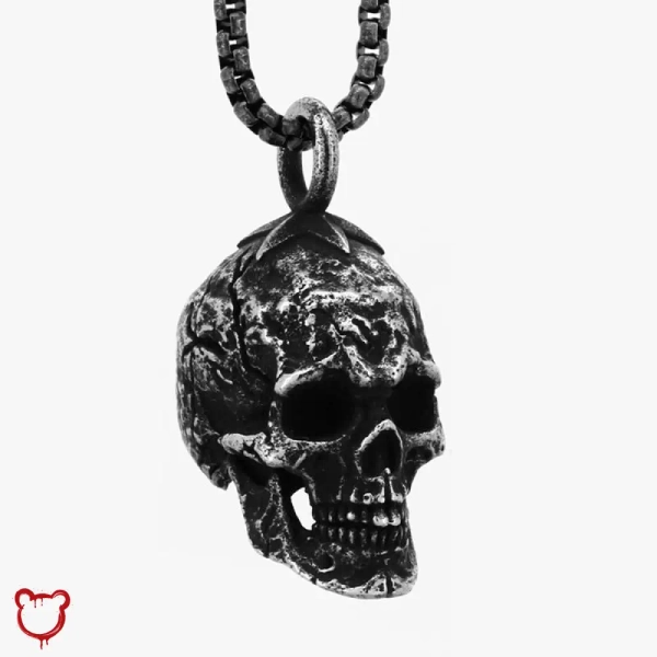 Steel Skull Pendant