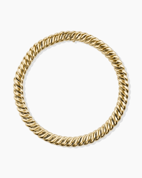 David Yurman | Sculpted Cable Necklace 18K Yellow Gold, 8.5mm