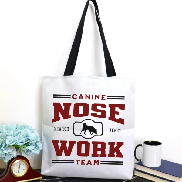 Canine Nose Work Team Tote, Dog Nosework Gear, Dog Scent Training Bag, Dog Trainer Gift, Practical Gift for Dog Sports Lover, Working K9 - Etsy Romania