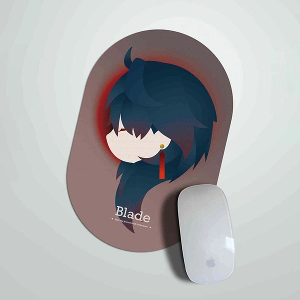 HSR Mouse Pad Cute Honkai Star Rail Mousepad Desk Decor - Blade
