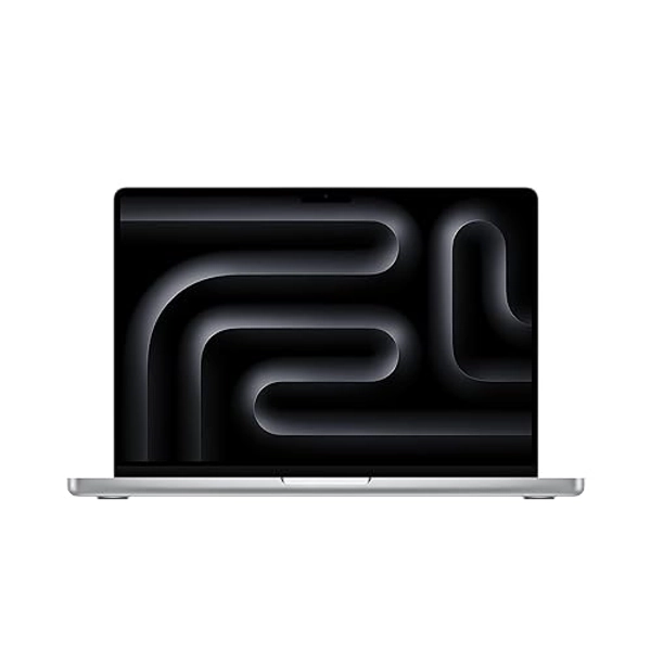 Apple 2023 MacBook Pro Ordinateur Portable avec M3, CPU 8 cœurs, GPU 10 cœurs : écran Liquid Retina XDR 14,2 Pouces, 8 Go de mémoire unifiée, 512 Go de Stockage SSD. Compatible avec l'iPhone ; Argent