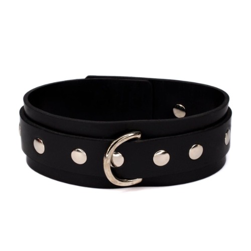 Sh! Rubber Bondage Collar - Med/Large (15.5 - 19.5")