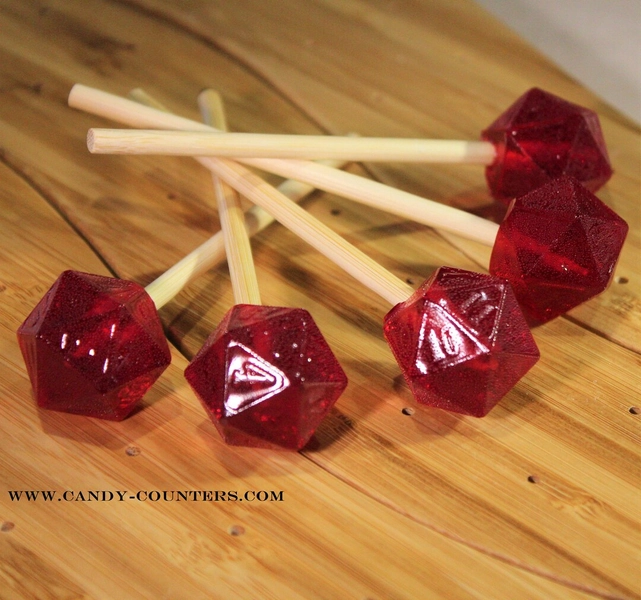 Cranberry Blueberry LOLLIPOP D20 Diabetic Hard Candy Dice, Polyhedral Candy Tabletop Roleplay Gaming and Magic the Gathering Card Games - Etsy Italy