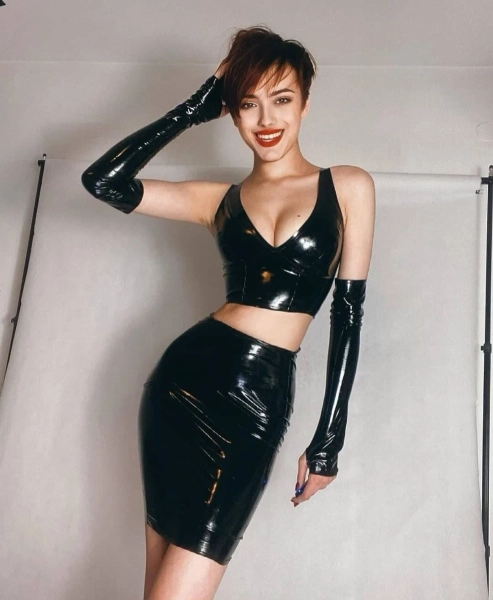 LATEX SHOP classic top blouse ( 100% natural rubber lingerie )