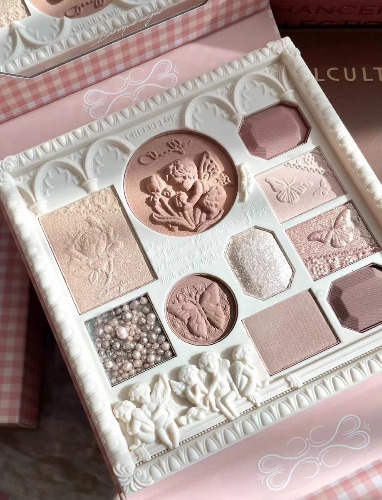 Cheerflor – palette de fard à paupières intégrée, couleur thé au lait