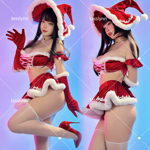 Lovely Red Maid Lolita Dress Kawaii Halloween Outfits Apron Maid  Kawaii Christmas Dress Santa Claus Cosplay Costume Women