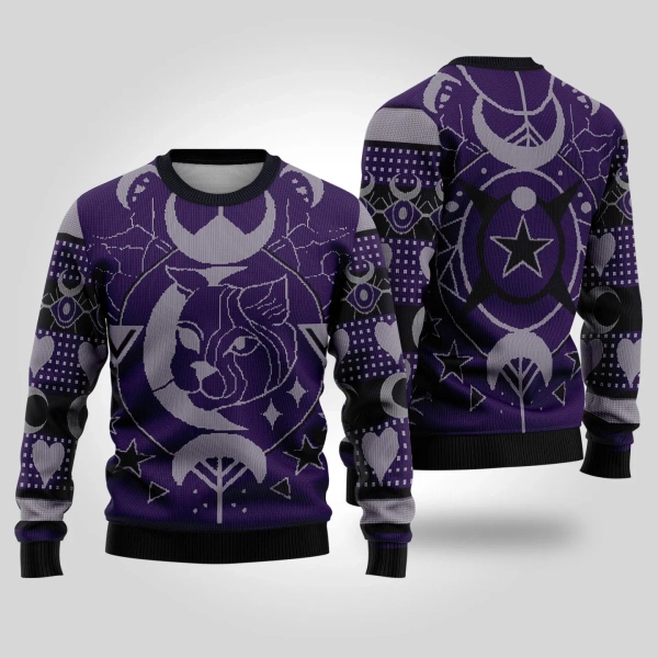 Mikaela Reid Dead by Daylight Ugly X-mas Sweater | DBD Ugly Sweater Collection | Mikaela Reid Cosplay Merch | Nerdy Ugly Sweater for Gamers