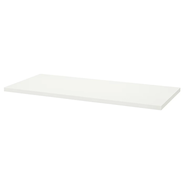 LAGKAPTEN Tabletop - white 55 1/8x23 5/8 "