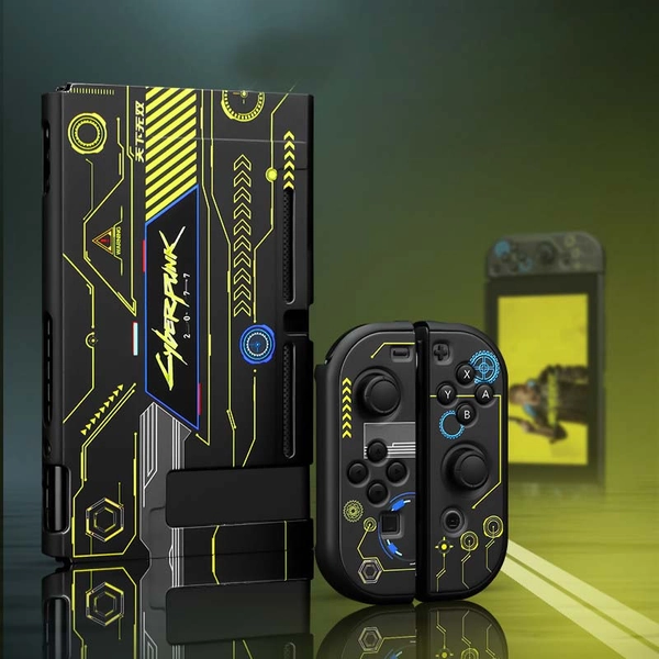 Sci-Fi Switch Cover Case Sci-Fi Hard Shell Protective Case - Black