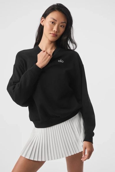 Accolade Crew Neck Pullover - Black | Black / XS