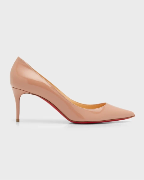 Kate 70mm Patent Red Sole Pumps