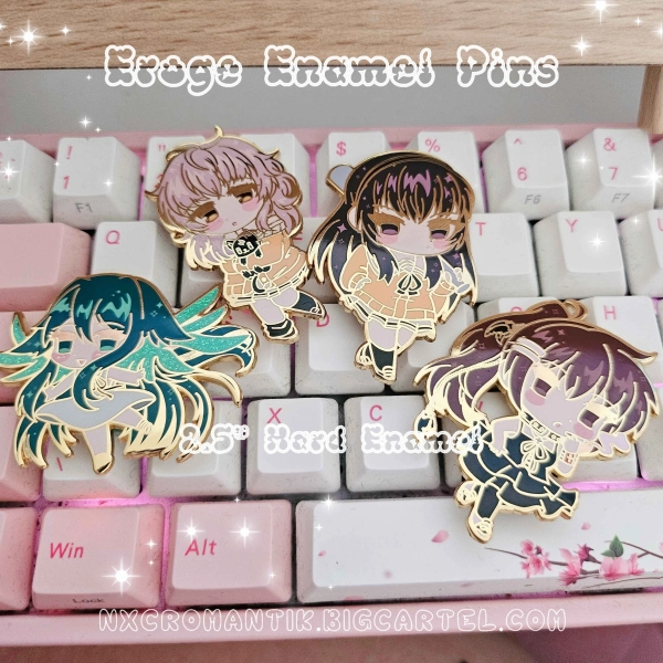Horror/Denpa Eroge Characters - 2" Enamel Pins