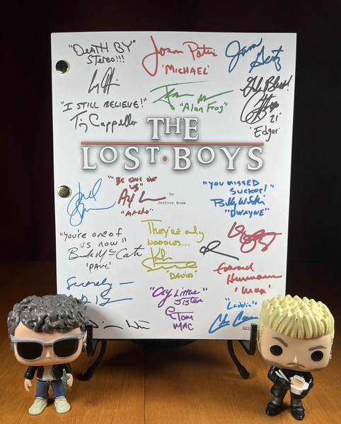 The Lost Boys Script Signed- Autograph Reprints- Vampires