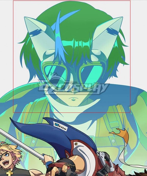 GUILTY GEAR STRIVE: DUAL RULERS GGSTDR Male Cosplay Wig