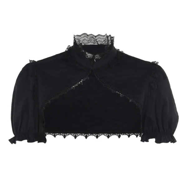 Lace Top Chain Flower Print Dress