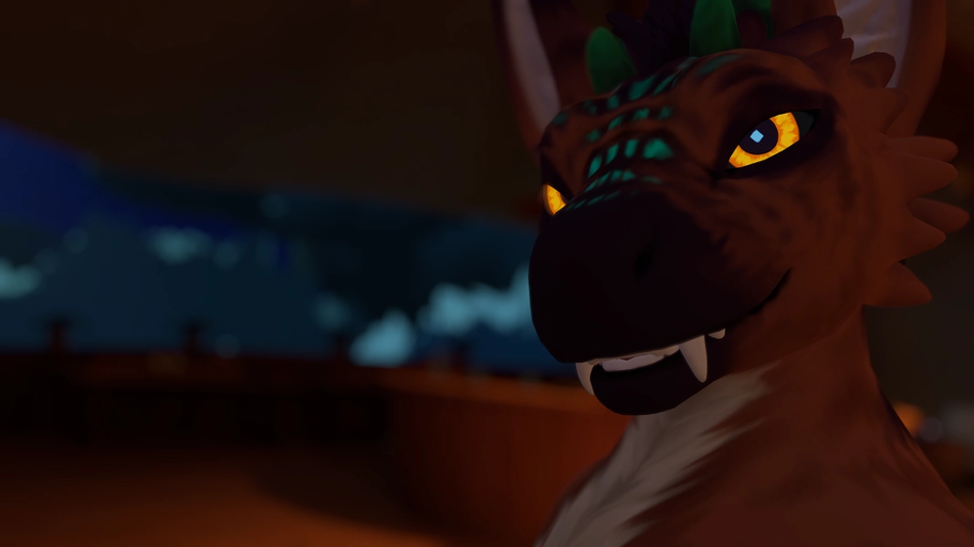 Moonfang Dragon VRC Avatar