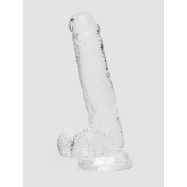 Lovehoney Enjoy Clear Dildo with Balls 7 Inch