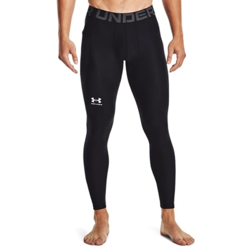 Under Armour Men's HeatGear Leggings - Standard - Large - Black (001)/Pitch Gray