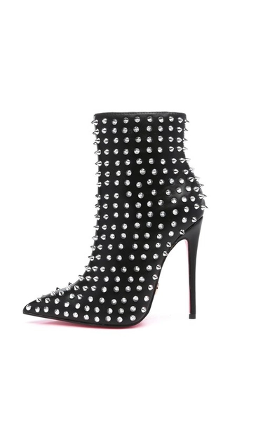 Giaro Giaro TYCLONE BLACK/SILVER ANKLE BOOTS