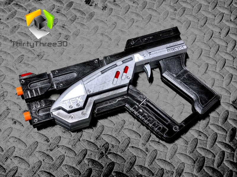 Predator Mass Effect Hand Gun, 3D Printed, (Unofficial)