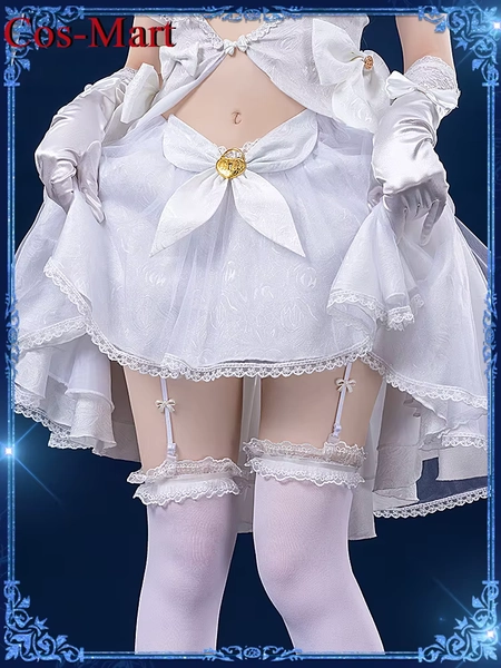 Cos-Mart Game Genshin Impact Ganyu Cosplay Costume Wedding Dress Lovely Sweet Uniform Female Activity Party Role Play - AliExpress