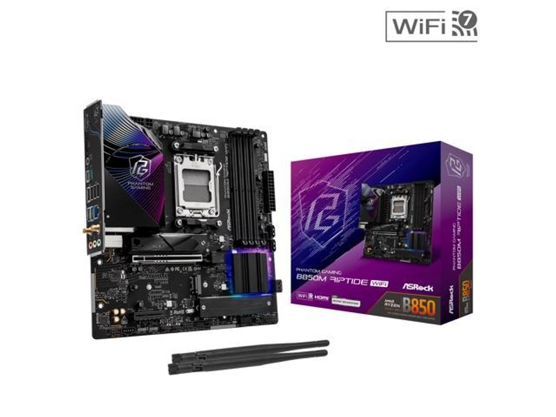 ASRock B850M Riptide WiFi AM5 Micro ATX Motherboard