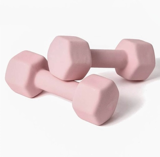 pink dumbbells 2kgx2