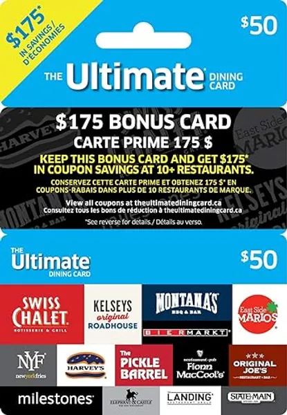 The Ultimate Dining Card Gift Card