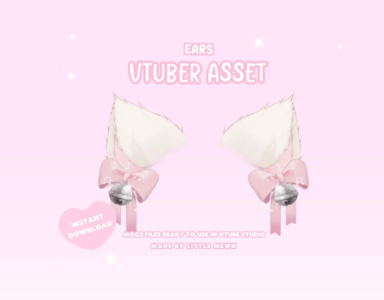 VTuber Asset | Rigged Sweet Melody Cat Ears