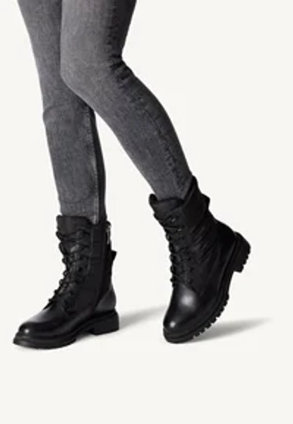 Plateaustiefelette - black