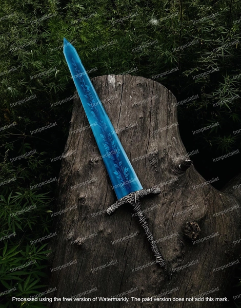 44" Full Metal Dark Moon Sword From Dark Souls, Dark Souls Cosplay, Gift for him, Moonlight Greatsword Replica Sword inspired By Elden Ring