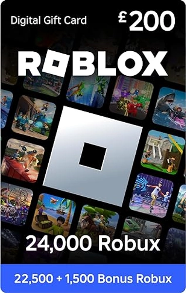 Roblox Gift Card - 24,000 Robux [Includes Exclusive Virtual Item] [Online Game Code]