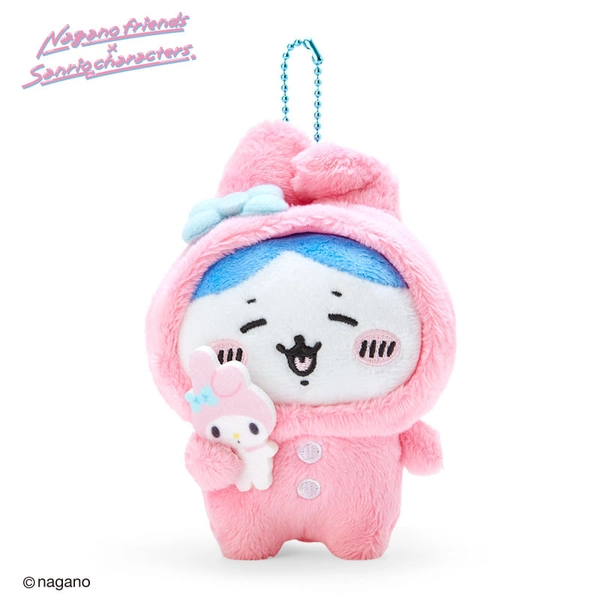 Plush Keychain Hachiware My Melody Sanrio x Nagano