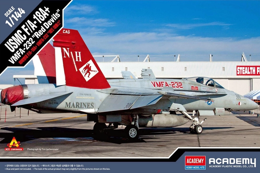 Academy: 1/144 F / A-18A + VMFA-232 Red Devils - Model Kit