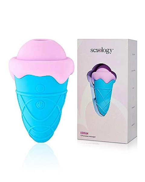 I Scream 10-Function Rechargeable Clitoral Massager 3.7 Inch - Sexology