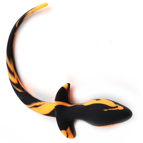 ruff GEAR Silicone Swirl Pup Tail Orange | Default Title