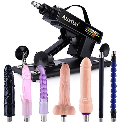 Automatic Sex Machine Devices with Silicone Dildo Attachments for Female, Massage Machine Gun Masturbator for Men with Thrusting - Sex Machine For Women