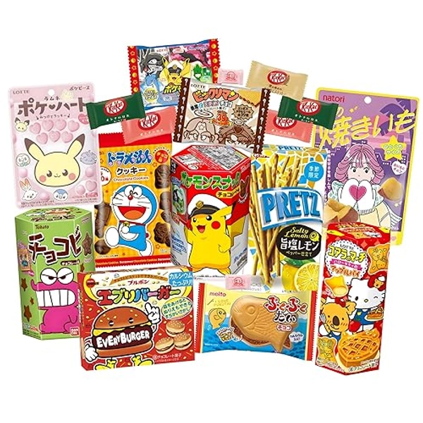 Japanische Süßigkeiten Box Snacks Candy Jelly Sweets Cracker aus Japan mit über 25 Teilen Geschenkset Probierset