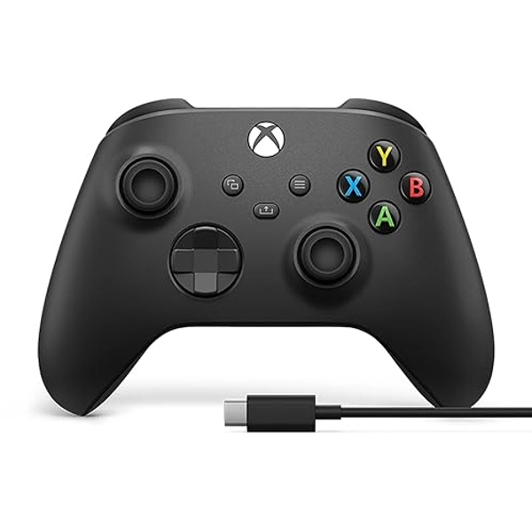 Xbox Elite 2 Wireless Gaming Controller + USB-C® Cable – Carbon Black Series X|S, One, Windows PC, Android, and iOS