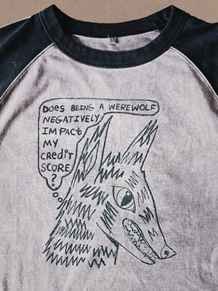 WEREWOLF BASEBALL TEE — ARCH BUDZAR 